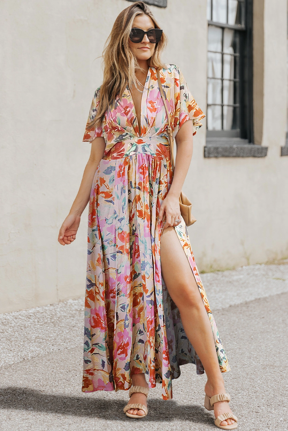 Dear-Lover Vestidos Elegant Summer Casual Womens Long Bohemian Dresses Maxi Summer Printed Boho Elegant Formal Dress for Women