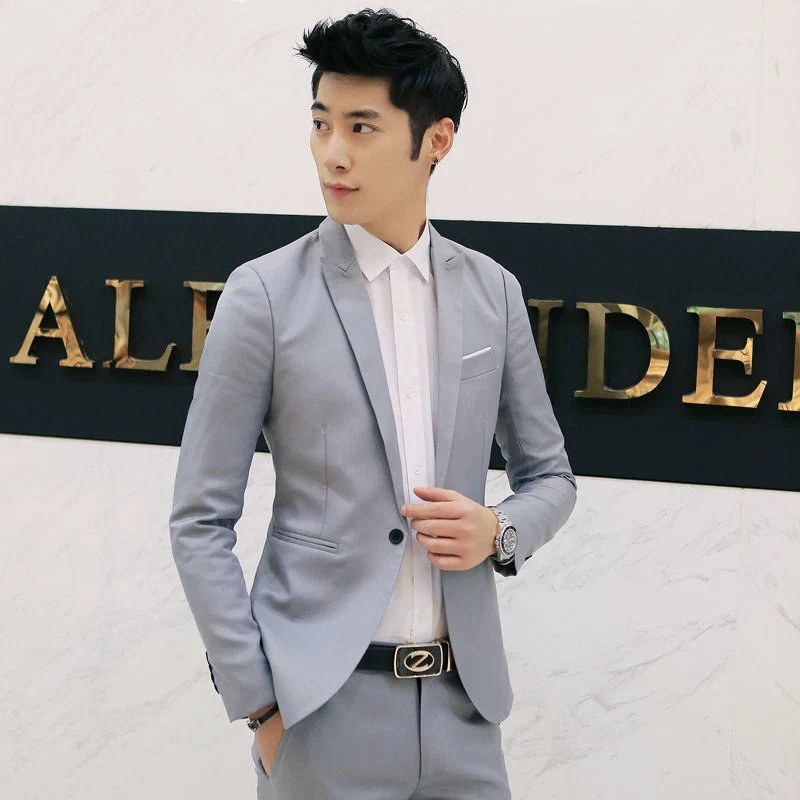 Men′s New Casual Inventory Formal Business Suit Small Suit Slim Fit Coat Top Wholesale